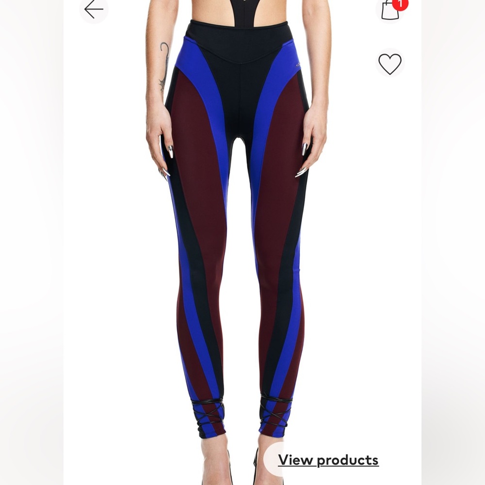 MUGLER SPIRAL PANTS! Sold out everywhere